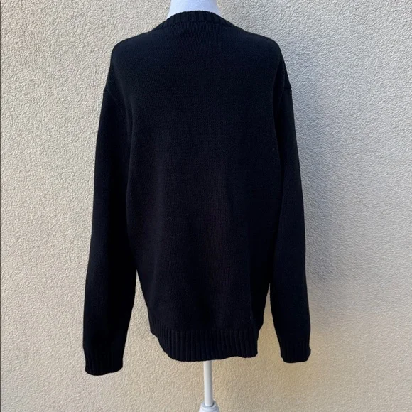 Polo Ralph Lauren black teddy bear crewneck sweater